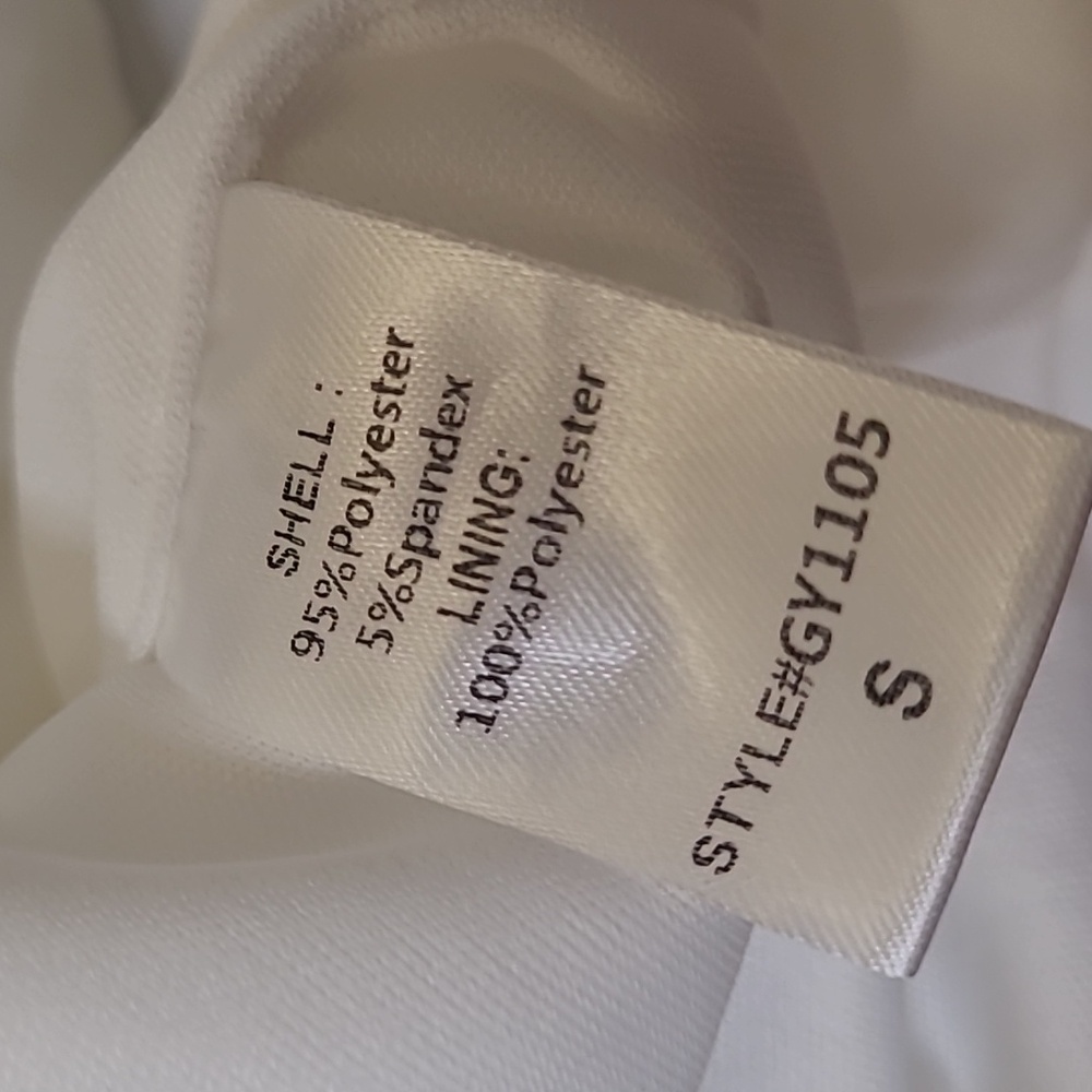 DO+BE One Shoulder Cream Dress - Picture 9 of 11